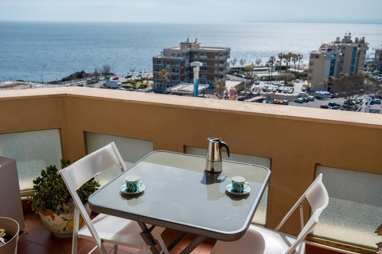 Catania Seaview Apartment With Balcony Esterno foto