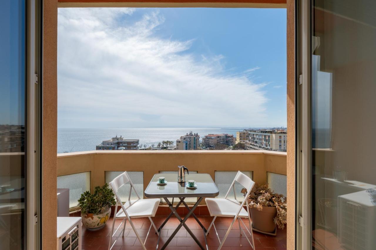 Catania Seaview Apartment With Balcony Esterno foto