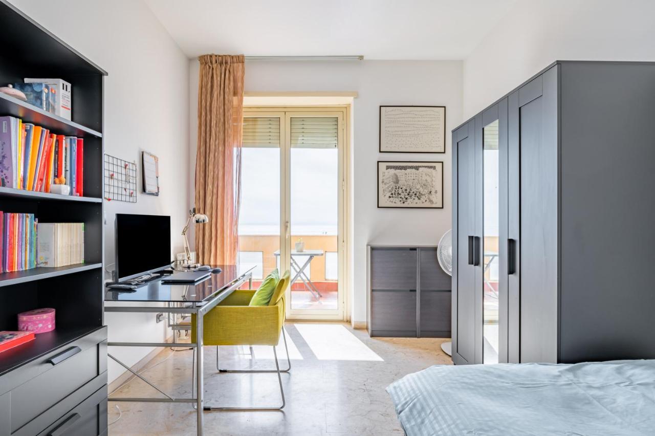 Catania Seaview Apartment With Balcony Esterno foto